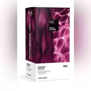 IGK Color Permanent Hair Kit — Truth or Dare, Vibrant Magenta Set NIB